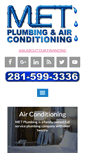 Mobile Screenshot of met-plumbing.com